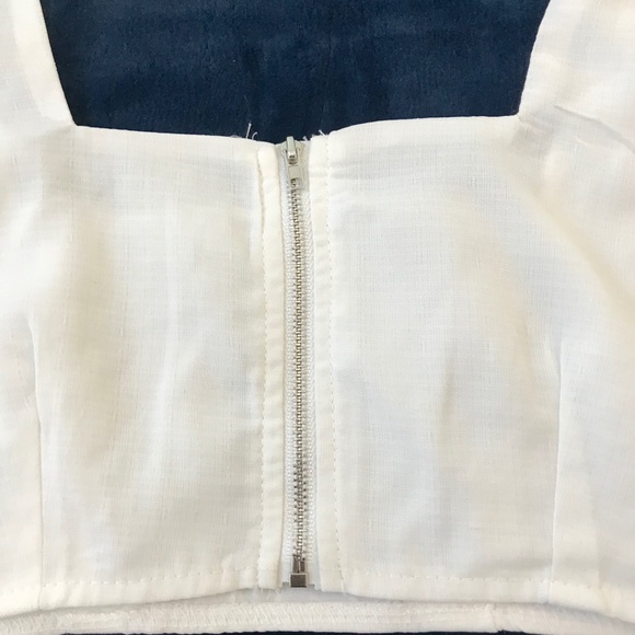 Long sleeve sheer tulle crop top NWOT - Picture 5 of 12